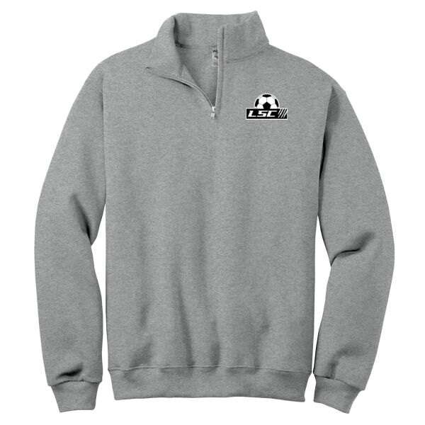 LSC - NuBlend ® 1/4 Zip Cadet Collar Sweatshirt Thumbnail