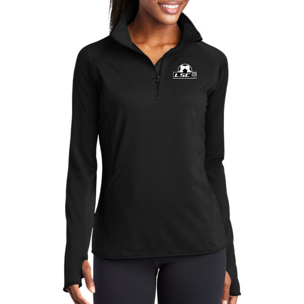 LSC - Ladies Sport Wick ® Stretch 1/2 Zip Pullover Thumbnail