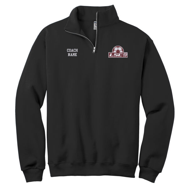 LSC COACH - NuBlend ® 1/4 Zip Cadet Collar Sweatshirt Thumbnail